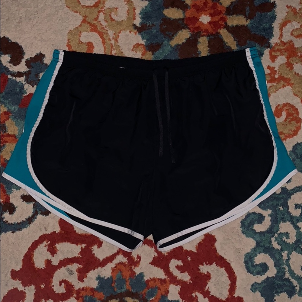 Black athletic shorts